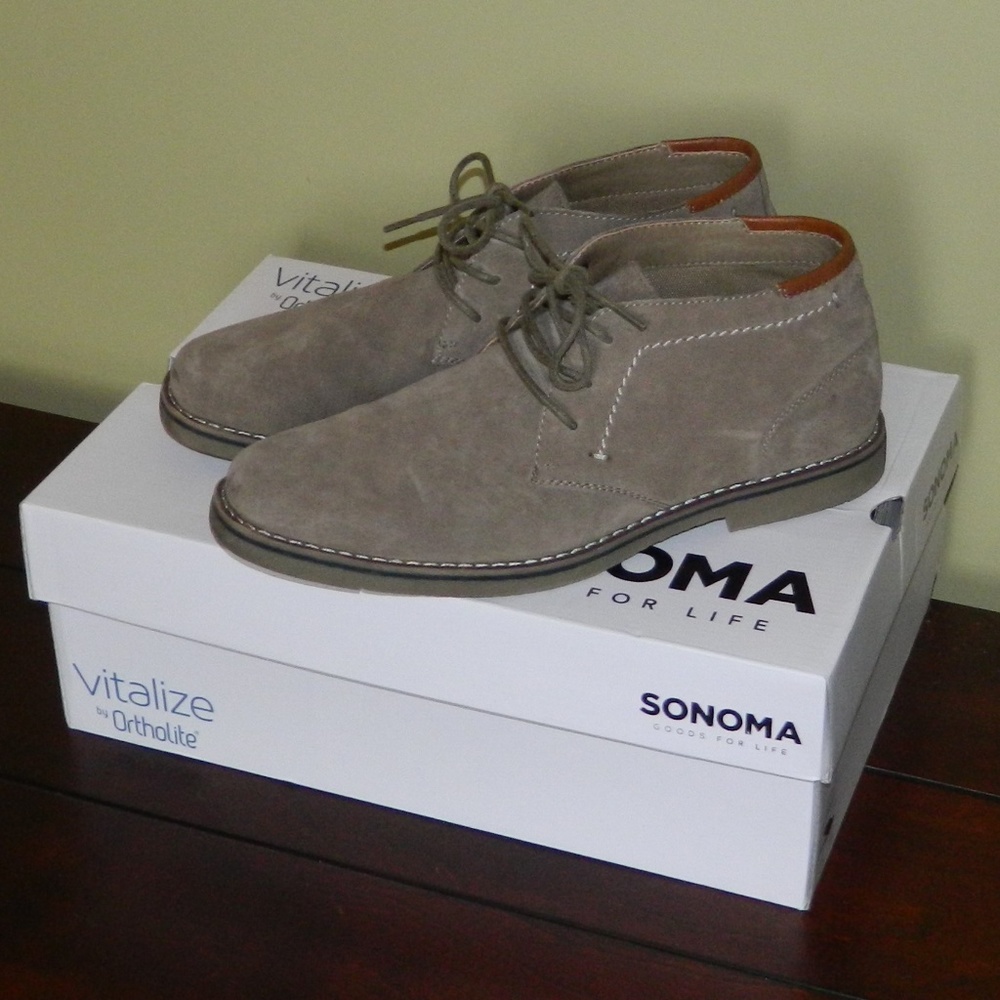 Men's 8 Sonoma Braydon suede dress or casual shoes